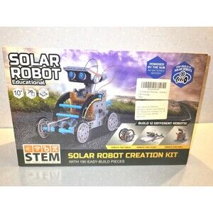 NEW 12-in-1 Solar Robot STEM Kit Educational Science Building Toy Christmas Gift